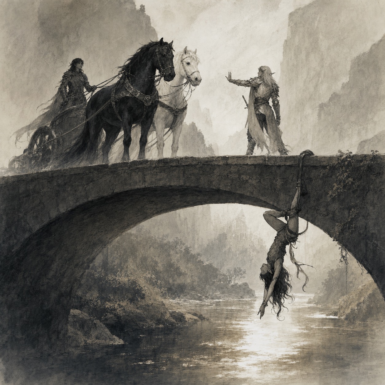 carro sul ponte dell appesa
