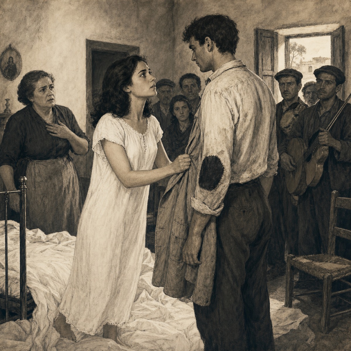 matteo davanti al letto